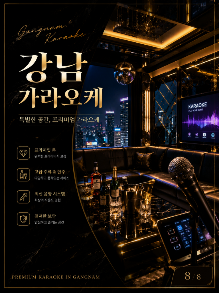 강남 가라오케 가격 안내와 프리미엄 룸 시설 소개